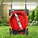 PowerSmart Gas Lawn Mower, 21-Inch Push Mower with B&S 140cc Engine, Steel Deck, 3-in-1 Bag/Mulch/Rear Discharge, 6 Height Positions, 10” Rear Wheels