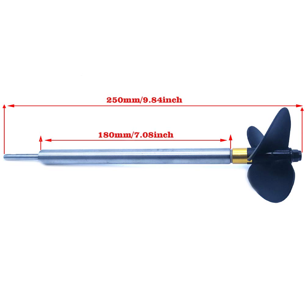 per Elica CW a 3 pale da 80 mm con manicotto da 180 mm