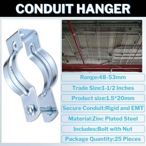 Mejores precios y opiniones de Soportes para tubo EMT los más solicitados. 11 Imagen adicional