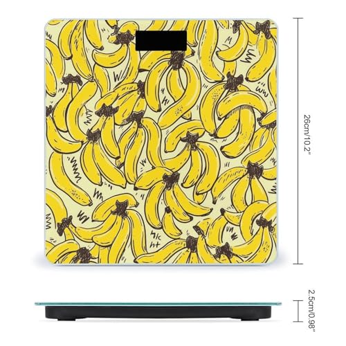 Báscula Digital de Baño con Pantalla LCD y Vidrio Templado miniatura 2