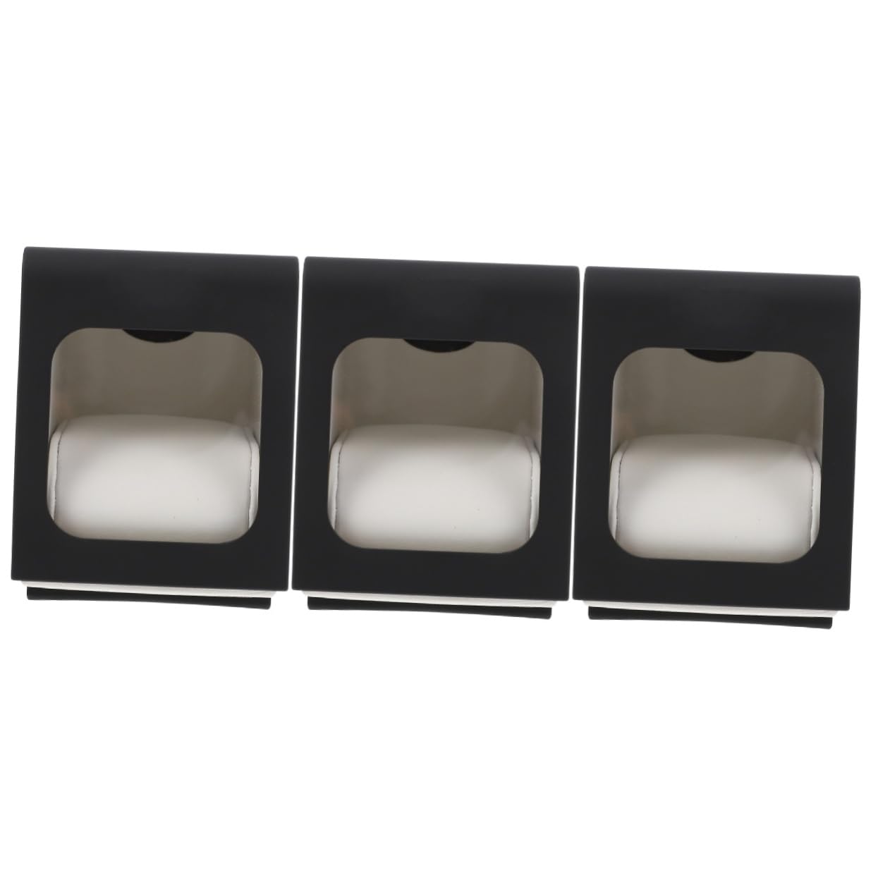 CALLARON3 Pcs Watch Box Watch Case Single Watch Gift Boxes Organizer Watch Display Cases Wing Cape Rainbow Shaped Pillow The Watch Wrist Custom Composite Material Trash Can Open The Window