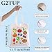G2TUP Tomato Canvas Tote Bag Tomato Lover Gift Tomato Food Shoulder Bag Tomato Merchandise (Tomatoes TB)