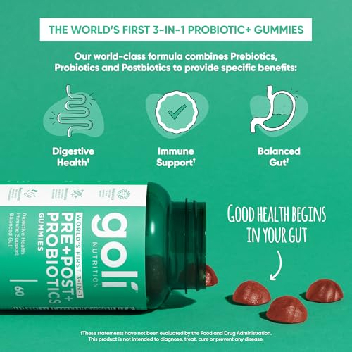 Goli Pre Pro Postbiotic Gummies