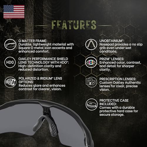 Image of Oakley Standard Issue SI Radar EV Path Military Grade Sunglasses With Official Eyewear Kit