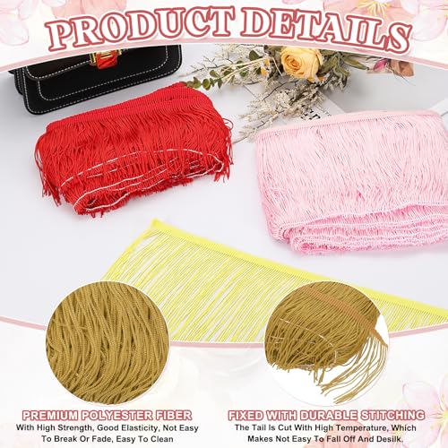 Fleco de poliéster para coser accesorios de ropa DIY y vestidos latinos 4