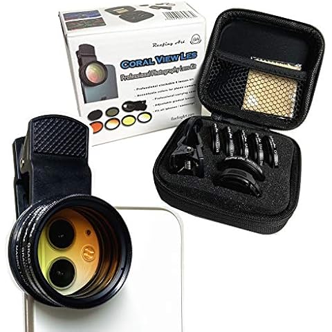 Coral View Lens Professional Photography 10 in 1 Kit 2inch Large Reef Lenses Cover