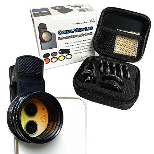 Coral View Lens Professional Photography 10 in 1 Kit 2inch Large Reef Lenses