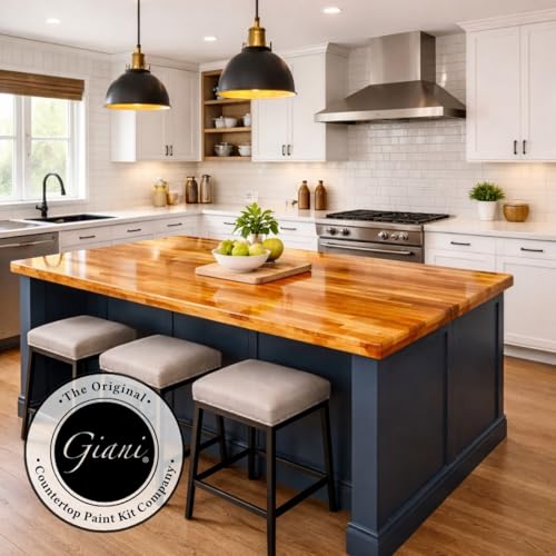 Image of Giani Butcher Block Easy Epoxy Countertop Paint Kit