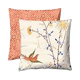 Bassetti Fong Kissenhülle zu Tischwäsche aus 100% Baumwolle, Panama-Gewebe in der Farbe Beige v.2n, Maße: 40x40 cm - 9275534
