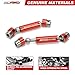RCAWD 2X #45 Steel&Alloy Cvd Front/Rear Center Drive Shaft 45-60mm for FMS Fcx24 1-24 Crawlers Red