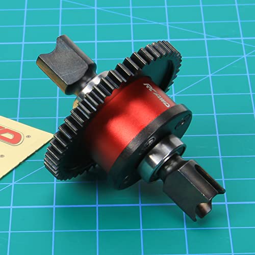 Rcawd Aluminum Center Diff Set, W/40Crmo Main Diff Gear 50T Spiral For Arrma 1/7 1/8 6S Karton Mojave Outcast Notorious Talion Rtr Hopups Upgrade Parts #TOP5