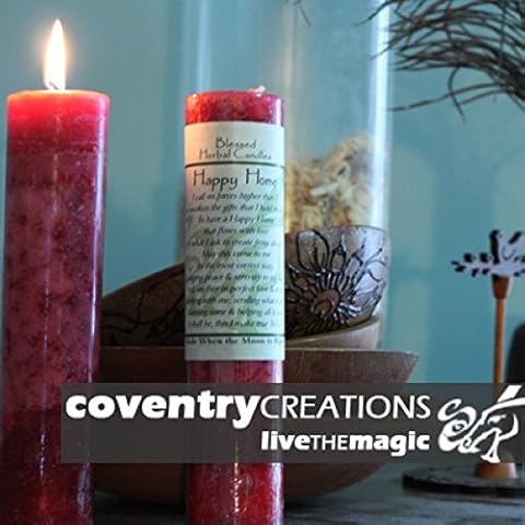 Blessed Herbal Happy Home Candle for Peace and Serenity Cover
