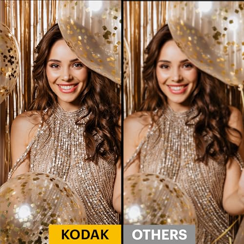 KODAK Dock Plus 4PASS Instant Photo Printer (4x6 inches) + 10 Sheets