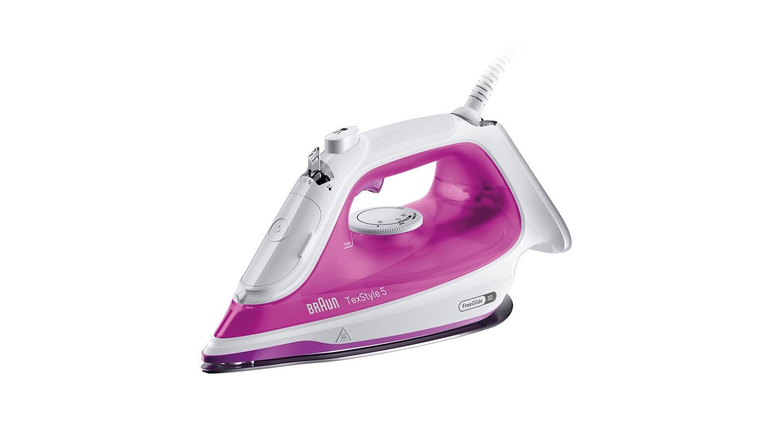 Braun SI5225PU Plancha de vapor Serie 5, suela cerámica, antigoteo, vapor vertical, color azul