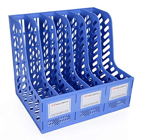 Wishbone 6 Sections File Rack Plate Paper Magazine Holder Home Office Desk Book Sorter Storage Hanger Tidy Display Bin Desktop Shelf File Dividers Cabinet Document Tray Organizer Box (Blue) Wishbone 6 Sections File Rack Plate Paper Magazine Holder Home Office Desk Book Sorter Storage Hanger Tidy Display Bin Desktop Shelf File Dividers Cabinet Document Tray Organizer Box (Blue)