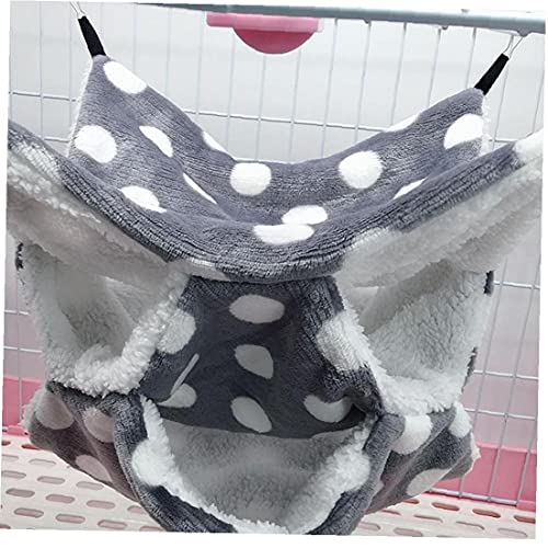 Hamster Hangmat Knaagdieren Opknoping Hangmat Hamster Sleeping Bed Warm Hangmat Swing Met 3 Zakken Voor Kleine Dieren… - Image 4