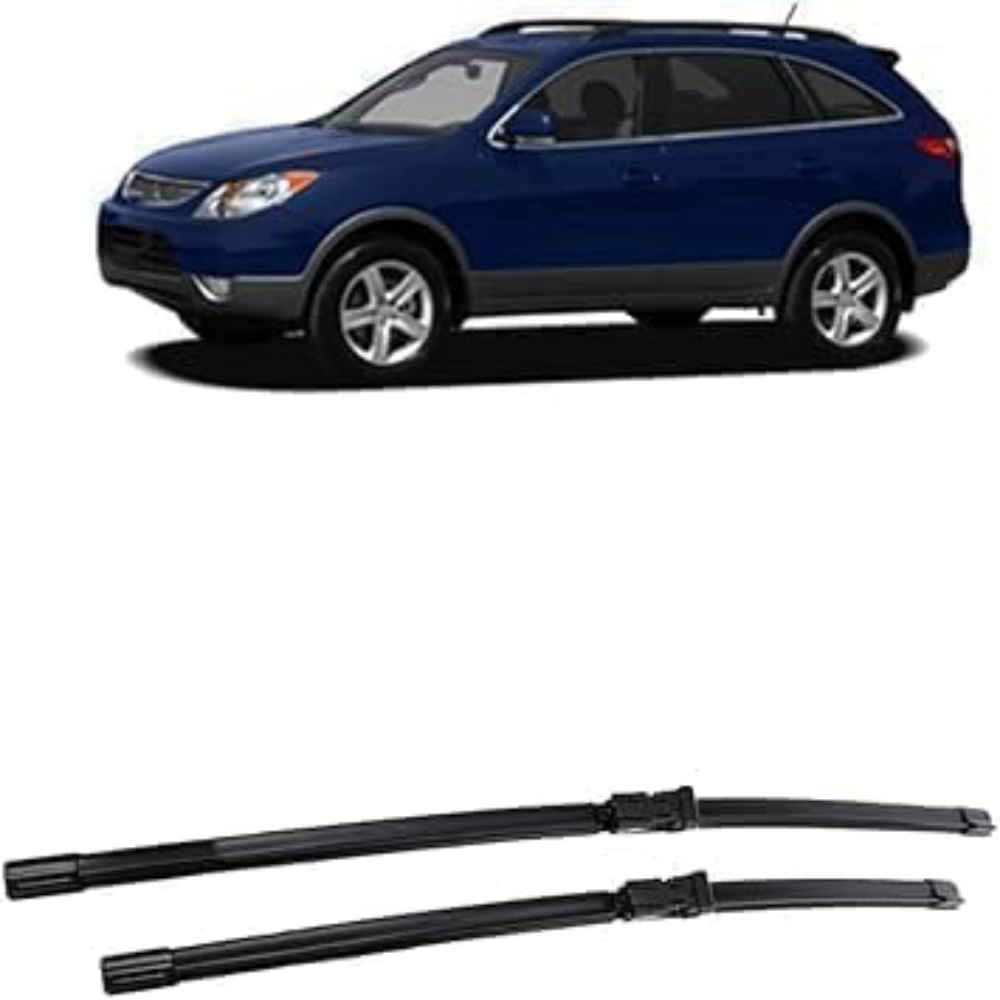 DZTYNKO Car Windscreen Wiper Blades Set for Hyundai Veracruz IX55 2006-2012 24in+20in, Front Window Wipers for Clear Visibility, Replacement Wiper Blades