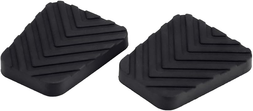 Auto Brake Clutch Pedal Pad 2PCS, Rubber Brake Clutch Pedal Cover for Accent Tiburon 3282536000