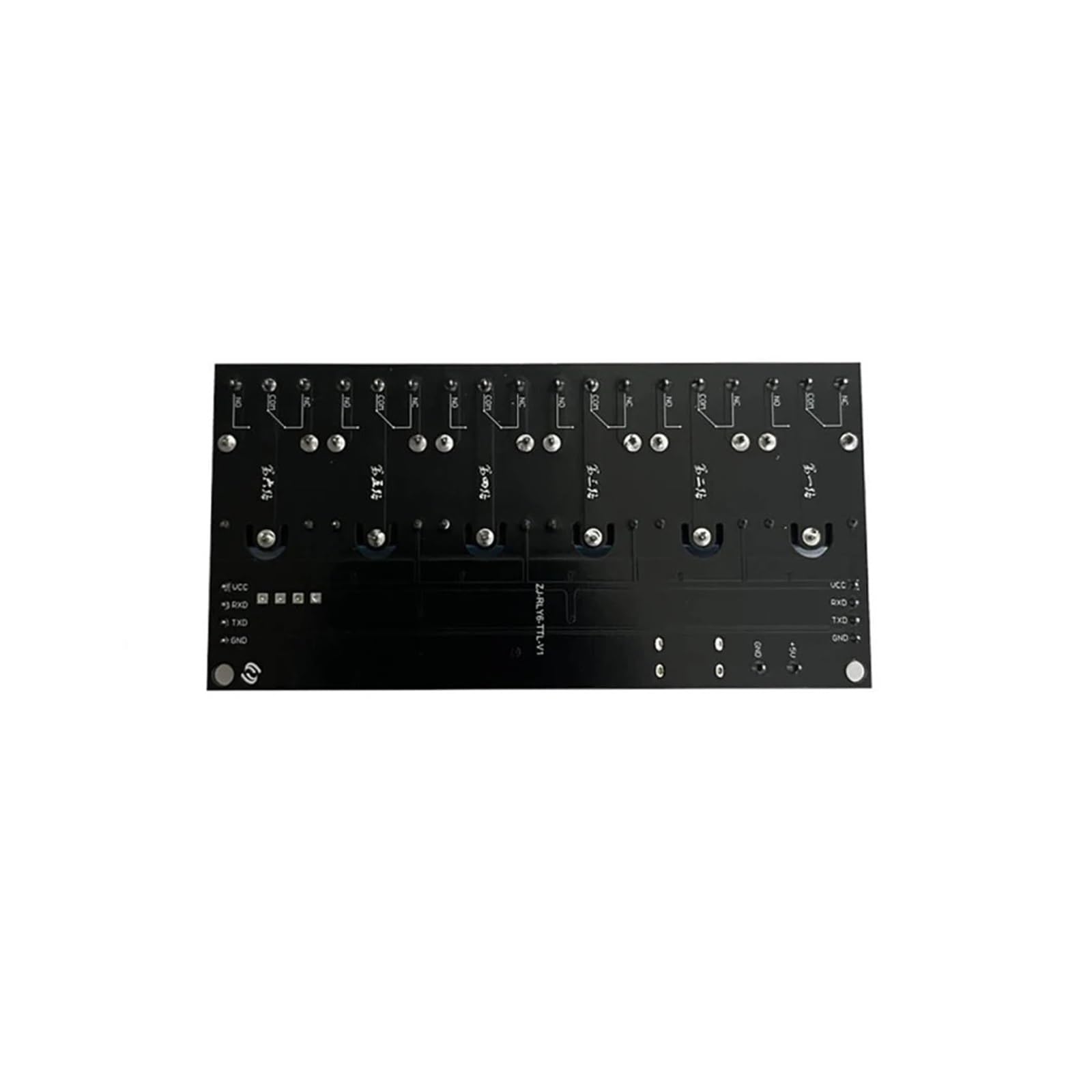 Modulo relè PLC Scheda di controllo modulo relè a 6 canali porta seriale TTL Autobloccante/Interblocco/Jog 5V