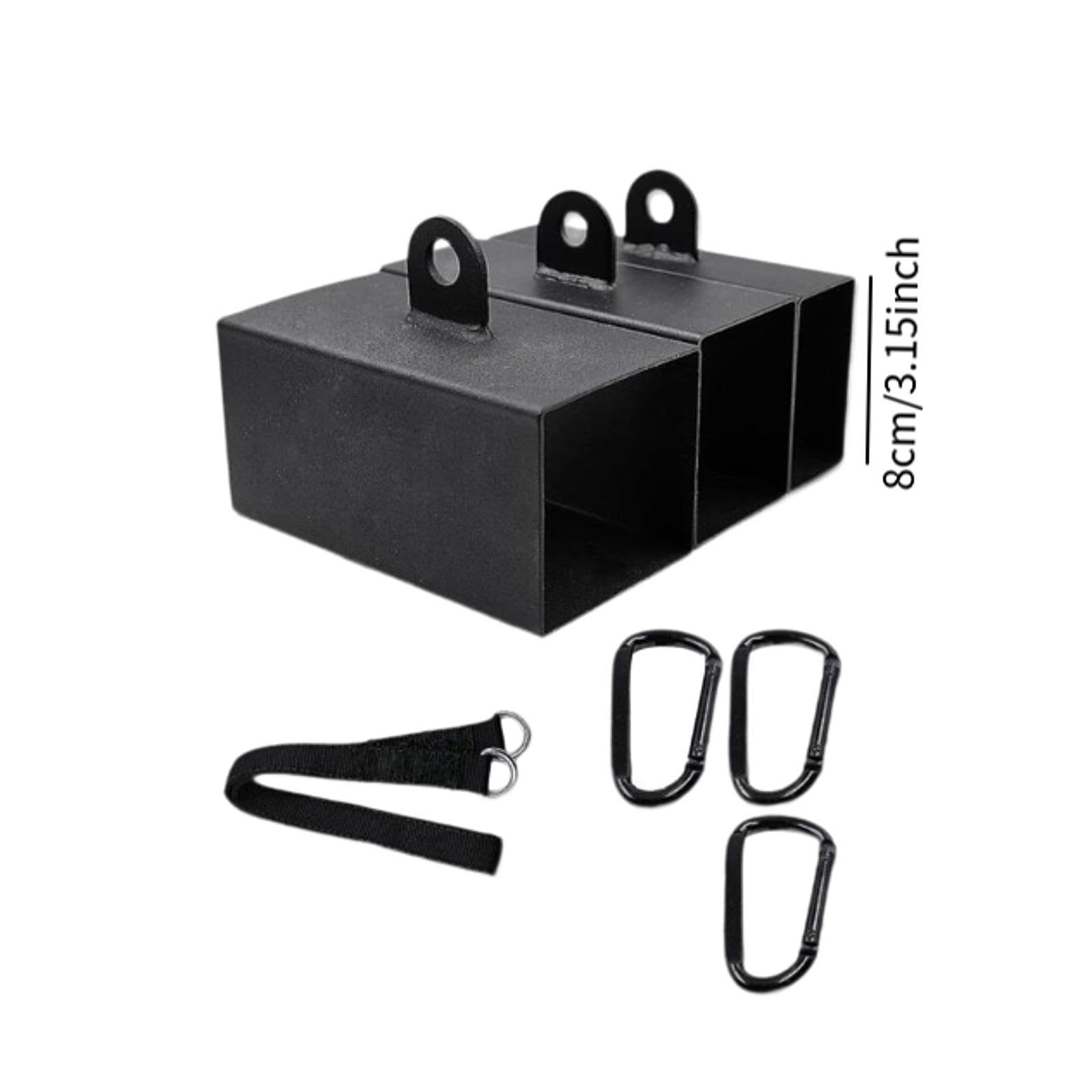 Juego de Bloques de Agarre Metálicos para Fortalecer Los Dedos Y Ejercitar Las Manos, Ideal para Entrenamiento de Fuerza, Levantamiento de Pesas