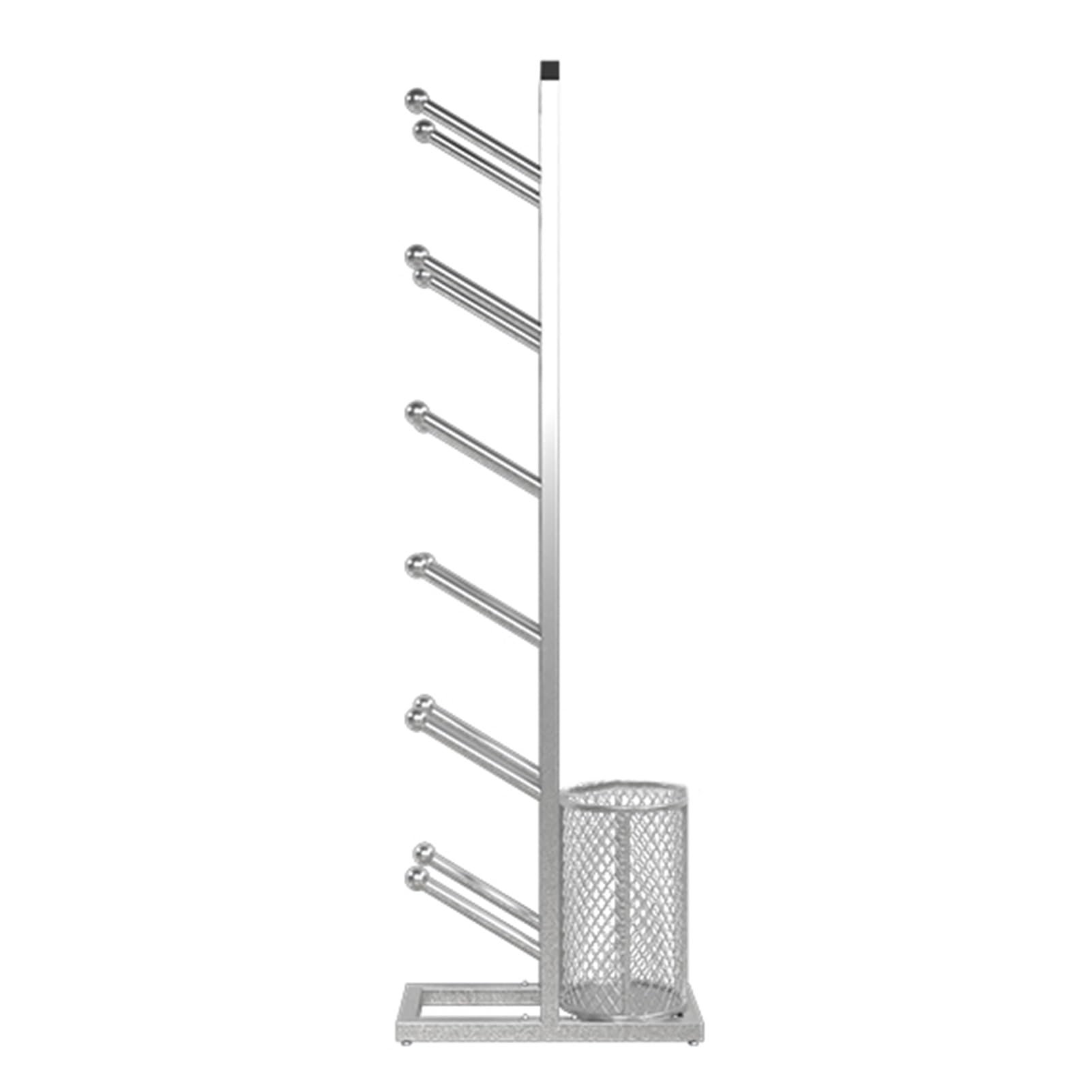 Espositore per Racchette da Badminton. 5 Ripiani per Attrezzature Sportive. Espositore per Racchette da Tennis/da Tennis/da Tennis/da Tennis/da Badminton (50 x 22 x 160 cm). Dimensioni: 50 x