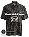 Indo Bay (XL, Black) Hawaiian Shirt for Men Short Sleeve Cotton Button Down Aloha Tropical Shirt