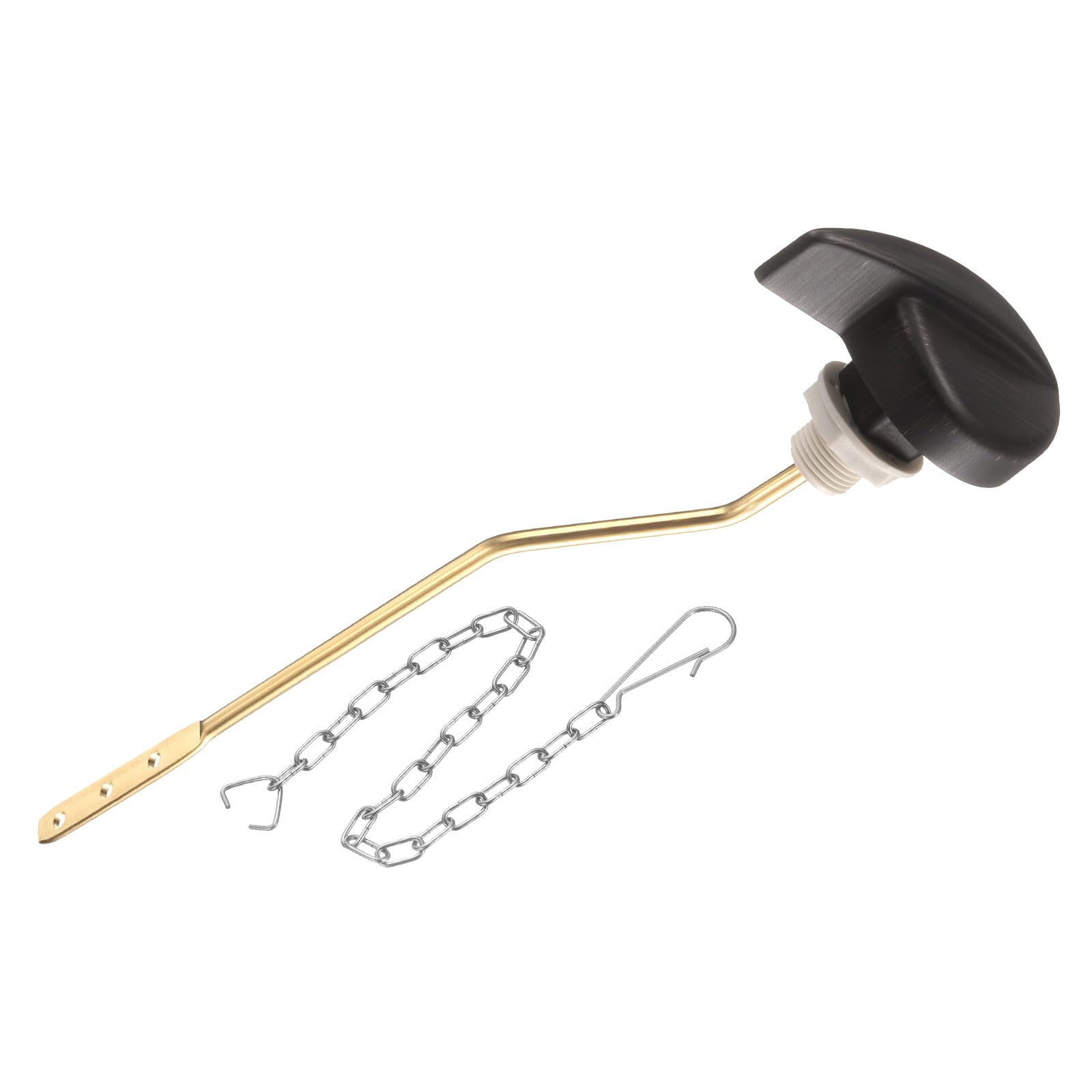 Chaîne en acier inoxydable avec poignée de toilette universelle uxcell bronze foncé 4.3 cm