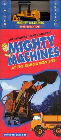 Mighty Machines - At the Demolition Site (with Toy) [VHS]