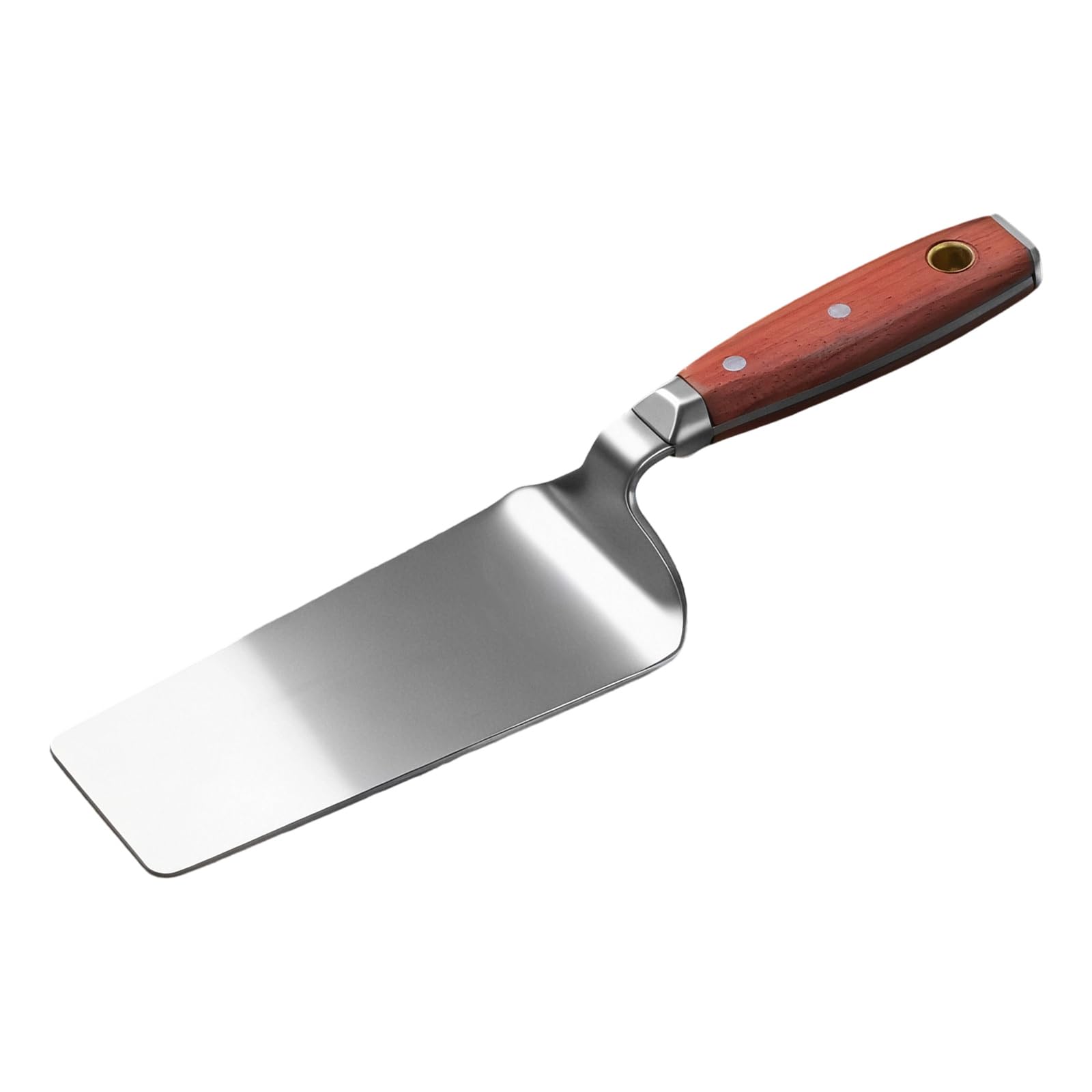 Sturdy Bricklayers Trowel Crafted from Rustproof Stainless Steel and Smooth Wood Waterproof Construction Trowel Professional Bricklaying Cutter