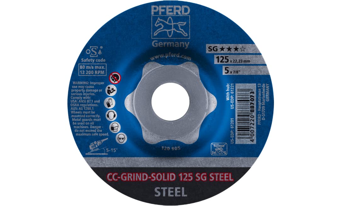 Ściernica tarczowa CC-GRIND Solid Steel 125mm PFERD