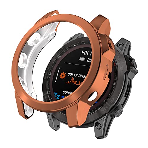 Coque TPU Garmin Fenix 7X finition silicone gris