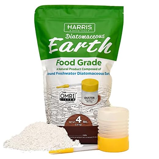 HARRIS Diatomaceous Earth Food Grade, 4lb with Powder Duster Included in The Bag