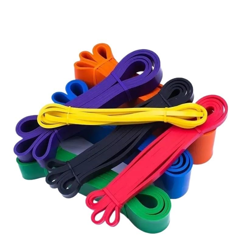 Fitness Widerstandsband aus TPE, Klimmzughilfe Band, Trainingsband für Krafttraining, Muskelaufbau, Dehnen, Physiotherapie und Fitness, 2080mm