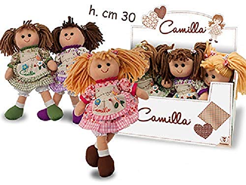 Teorema Giocattoli Camilla Vintage Bambola, 30 cm,Modelli assortiti , 1 pezzo