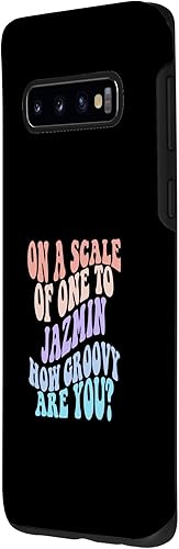 Miniatura 2 de Galaxy S10 JAZMIN Personalized Name Cute Retro Girls Groovy Birthday Case