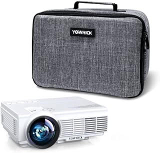 YOWHICK Projector Case, Projector Travel Carrying Bag Compatible with YOWHICK DP01, GDP1, DP03, More Movie Projector - Scratch Resistant & Compartment Dividers, 10.8"x7.7"x3.6"