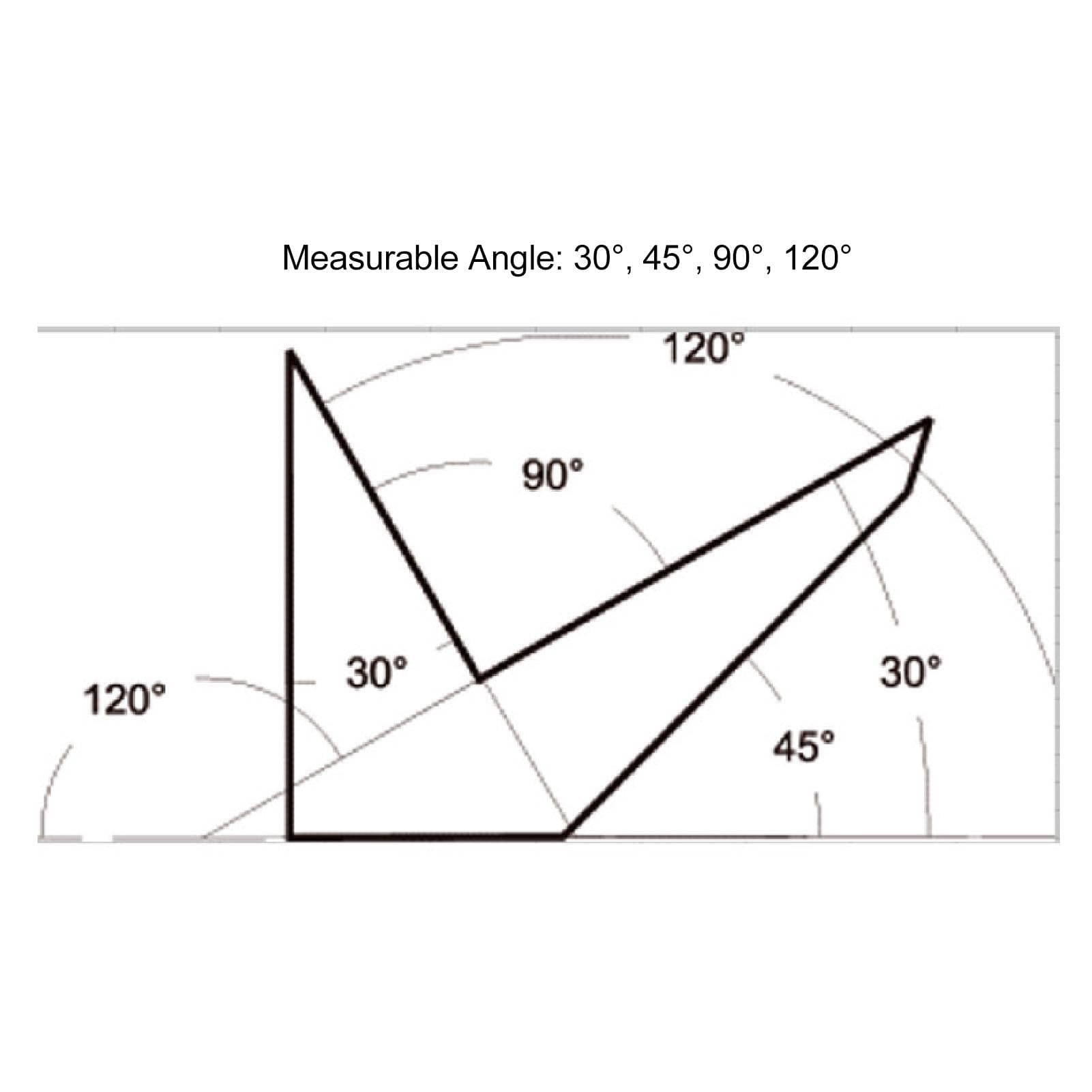 Multi ángulo Mitre Square 30 45 90 120 Grados Ingeniero Cuadrado Ángulo de Acero de Carbono Mitor Cuadrado con Estándares de la Base Construcción Premium Diseño de Base Estable