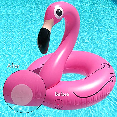 Wellgo 30 Pcs Self-Adhesive Vinyl Pool Patch Repair Kit For Swimming Pools & Any Inflatable Products (2.5X2.5 Inch) #TOP3