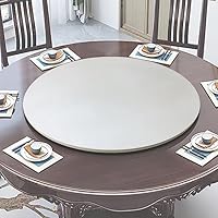 VaVaVia Draaiplateau van aluminiumlegering, stil, 50 cm, eettafel, draaiplateau, draaikrans, kogellagers, draaibare draaischijf, drukkogellagers, draaibeslag 360 graden draaibaar, zware belasting