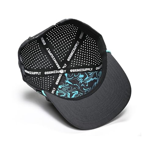 Image of BRIMZ Outdoor Performance Hat - Water & Sweat Resistant Hats - Breathable & Moisture-Wicking Snapback