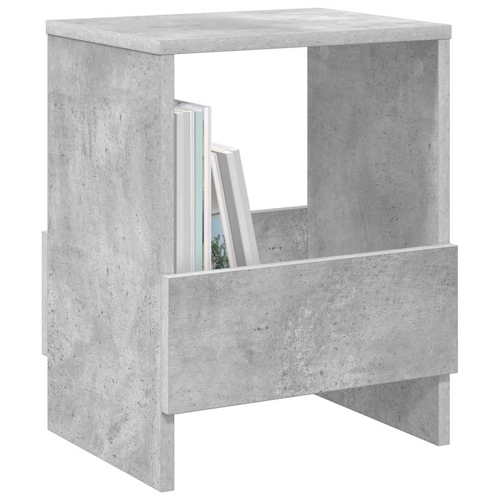 Panca Magazine Legno Ingenierie Grigio | Seduta max 110 kg, manutenzione panno umido, ideale per soggiorno ufficio, 2 pezzi