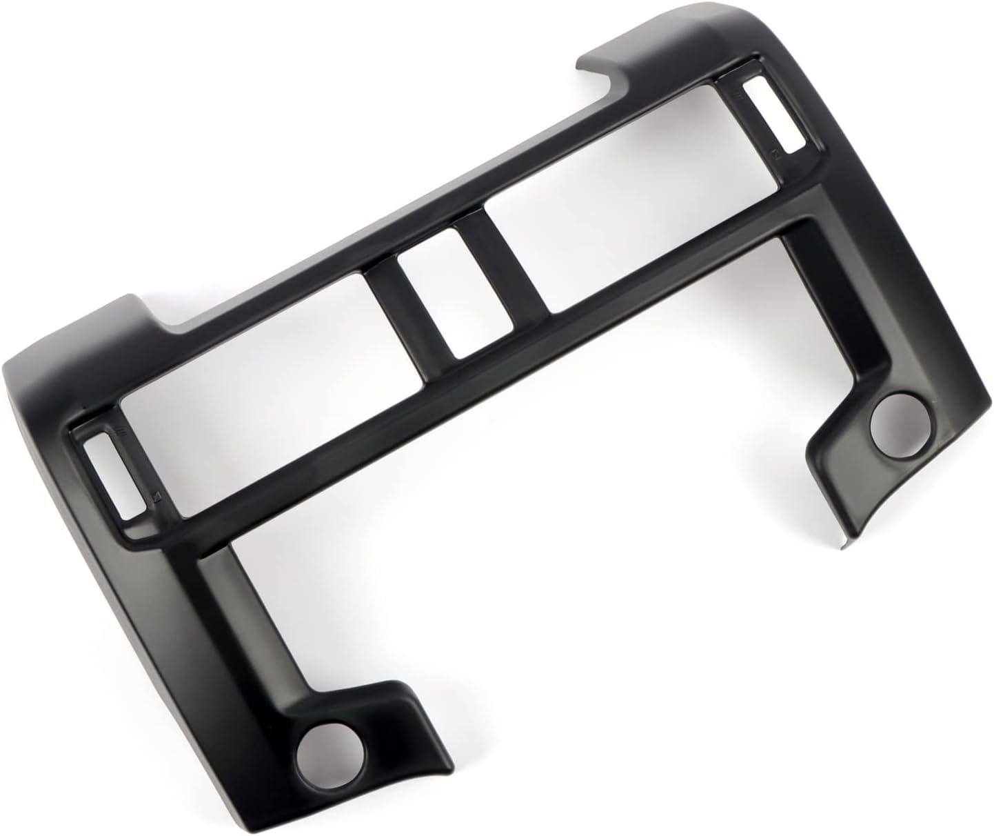 for Toyota 4Runner 2020-2024 Matte Black Interior Console Navigation Cover Trim 1pcs Car Accessories