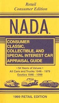 Paperback N.A.D.A. Consumer Classic, Collectible, & Special Interest Car Appraisal Guide Book
