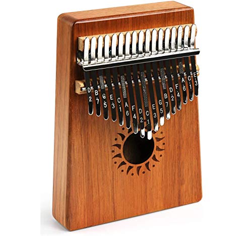 NEWSTYLE Kalimba 17 Clés Piano à pouce,Professionnel De Haute Qualité Doigt Pouce Piano Instrument de Musique Cadeau Idéal pour Les Débutants