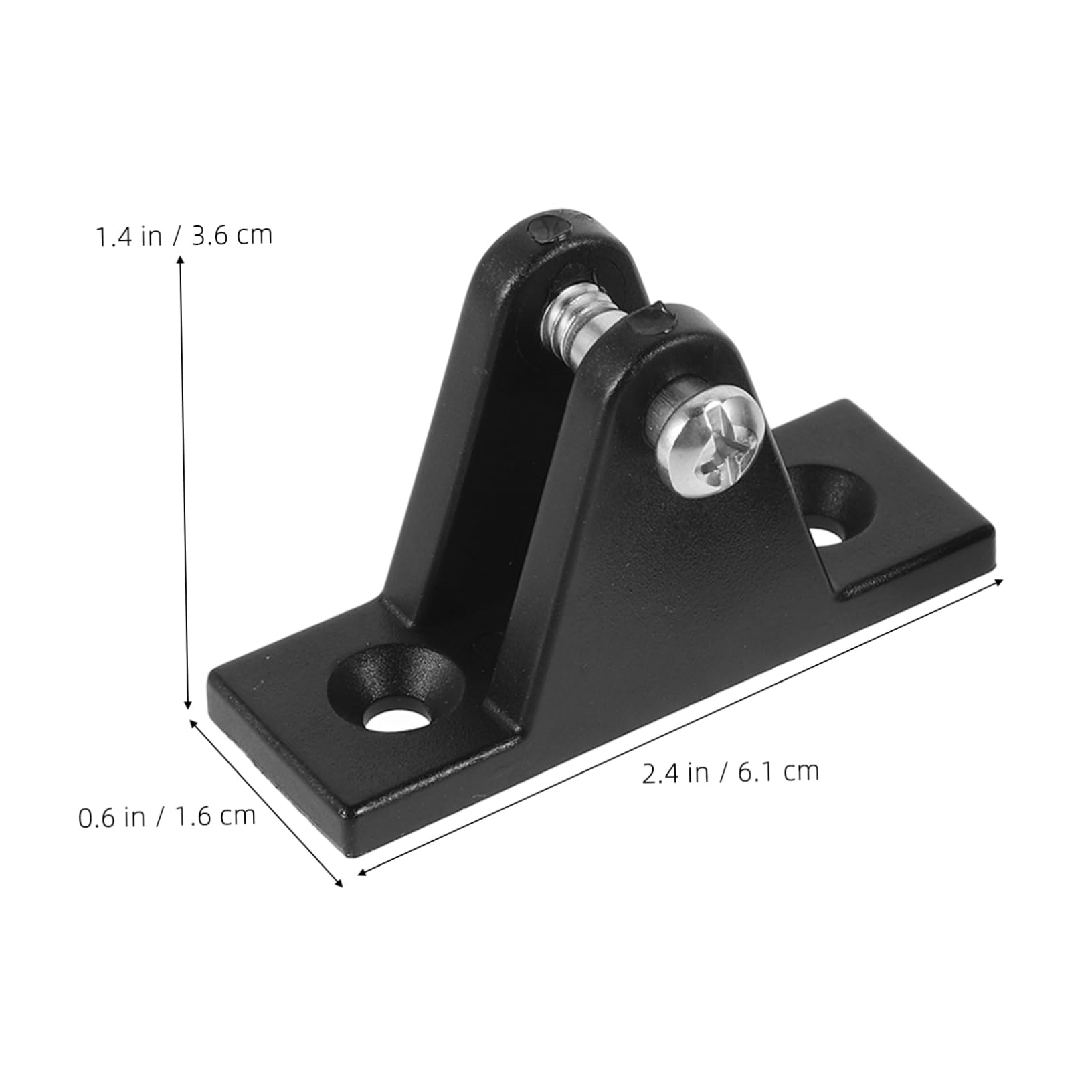 Accessori per Bimini Top 2 Pezzi Tappi estremità Occhiello in Nylon Nero Resistente per Imbarcazioni Marine e Yacht Montaggio Protezione Solare per Barche e Camper