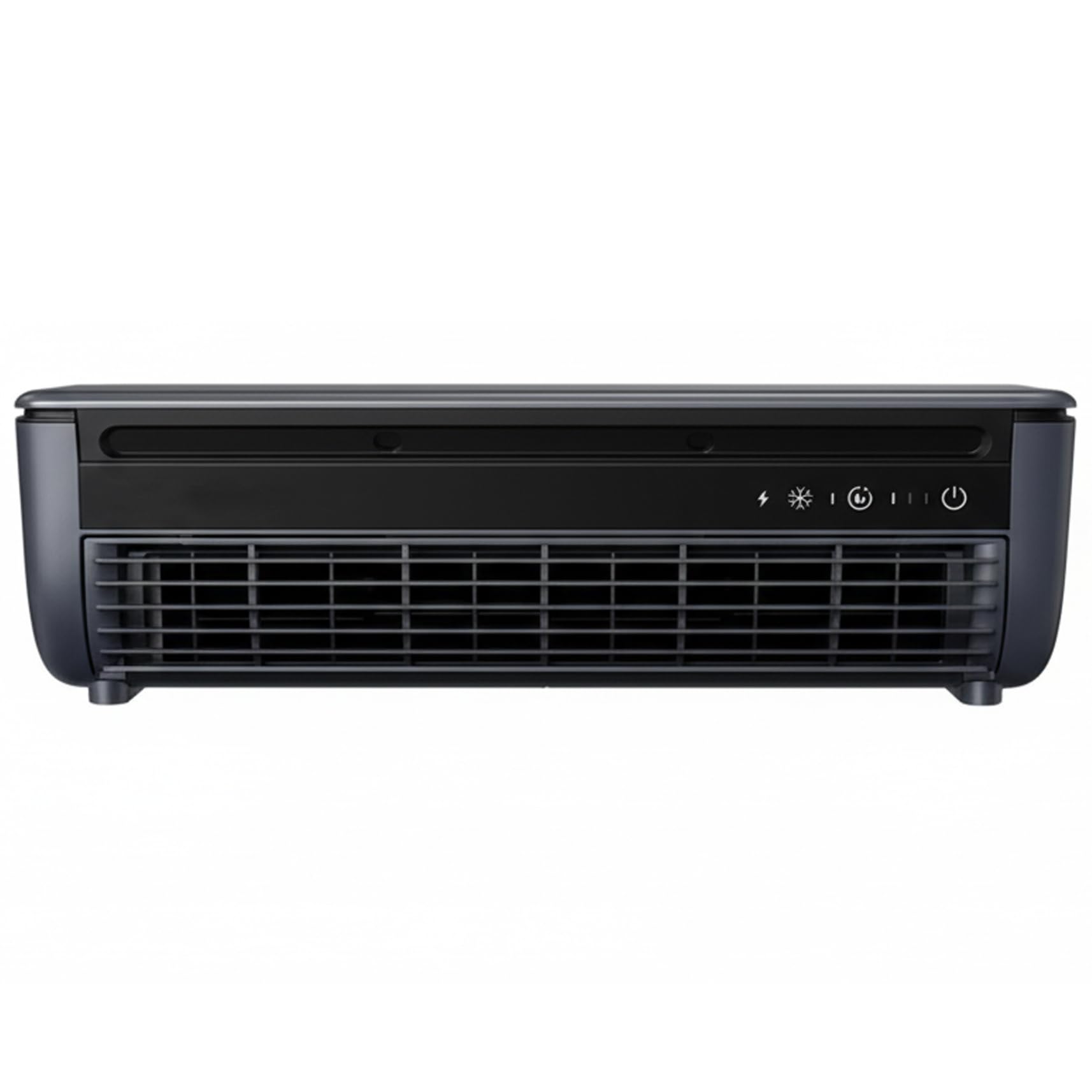 Qoidrfofse Mini Air Conditioner, Wall Mounted Portable USB Air Cooler with 6000mAh Battery & Remote, Fast Cooling for Kitchen Dorm Desk, Grey