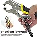 Snap Fastener Tool,Snap Tool for Boat Covers, Heavy Duty Snap Setter Pliers Canvas Snap Fasteners Kit Includes 60 Sets 15mm Stainless Snaps