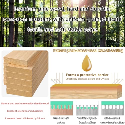 Taburete de madera maciza multiusos para el baño de casa 5