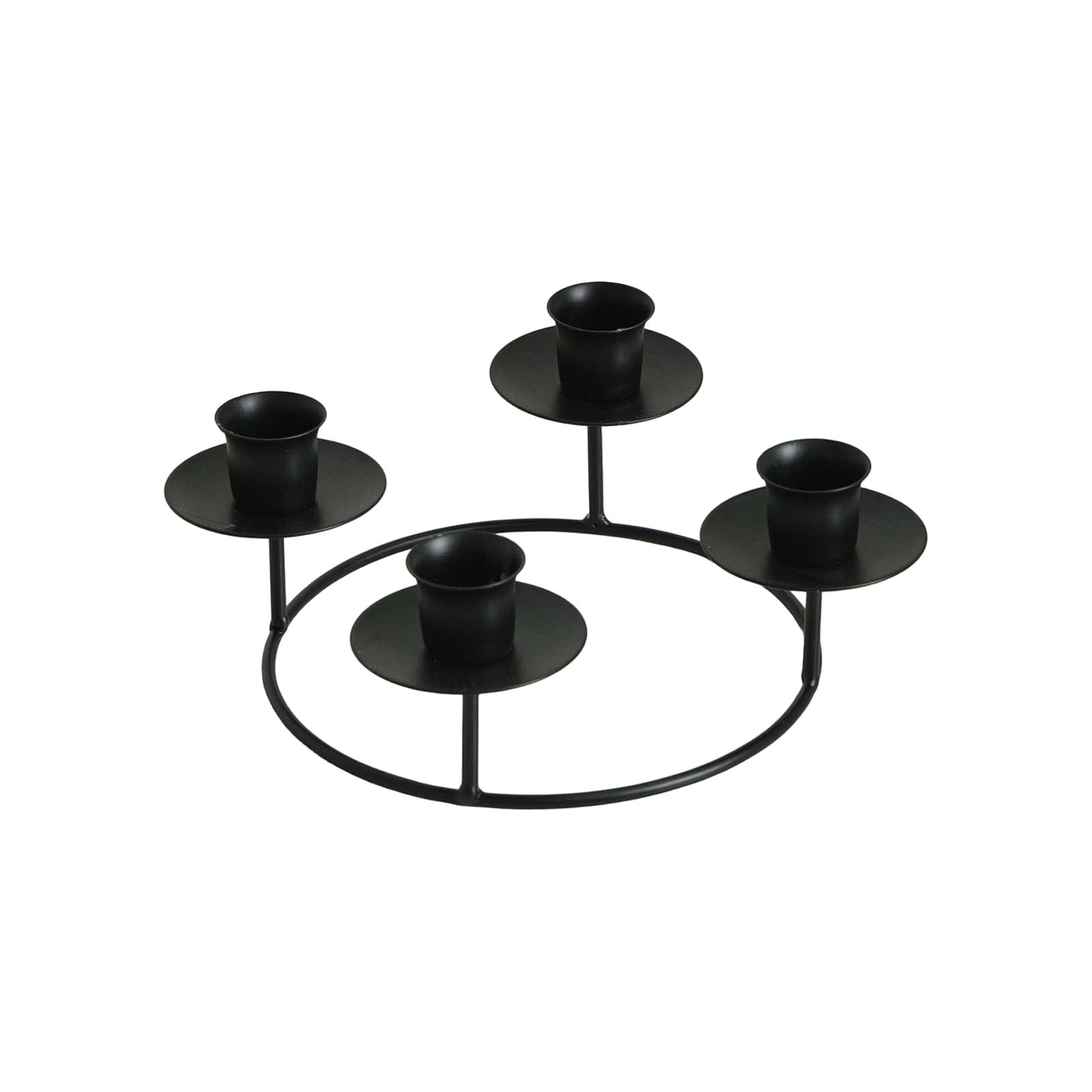 Tsophreniq Decorative Stands Iron Taper Holder Candelabra Retro Candlestick Holder for Wedding, Table Centerpieces Iron Taper