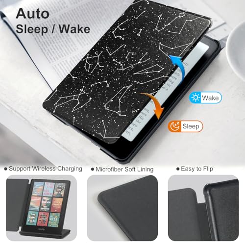 Image of CoBak Magnetic Case for 7 inch Kindle Paperwhite 12th Gen 2024 and Kindle Colorsoft - Compatible with iPhone MagSafe, for Samsung /Belkin /Anker Wireless Charging Pads, Lightweight, Auto Sleep Wake